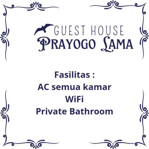 Prayogo Lama Prawirotaman Hotel Yogyakarta Exterior photo